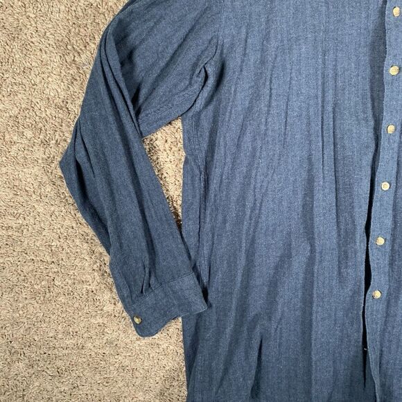 LL Bean Flannel 2XL Tall Heavy Cotton Button Down‎ Shirt Outdoor Chore - Picture 2 of 9